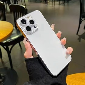 Resim Parlak Gradyan Simli 3D Lens Koruyucu Telefon Filmi iPhone 17 16 15 14 13 12 11Pro Max için Ekran Kılıf 
