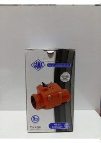 Resim Gama Çap 50Mm Pvc Pis Su Atıksu Gider Çekvalf Kilitli Sistem 