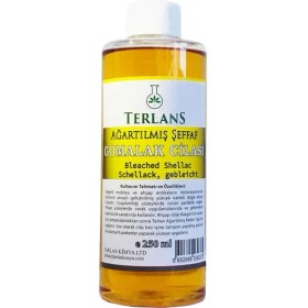 Resim Ağartılmış Şeffaf Gomalak Cilası 250 ml Shellac Bleached 