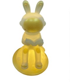 Resim Piraye Gift Satürn Üzerinde Kitap Okuyan Astronot Gece Lambası 