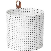 Resim Siyah-Beyaz Çamaşır Sepeti IKEA 11 lt Diğer 