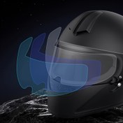 Resim 2 adet Motosiklet & Elektrikli Bisiklet Kaskı Yağmur Geçirmez Anti-Sis Film - HD Net Güvenlik Lens Yaması, Dayanıklı PET Malzeme, Kolay Kurulum, Tüm Kasklarla Uyumlu 