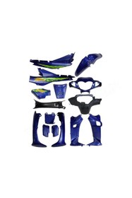Resim Motobisavm Çelik Kaporta Set Full Mavi 
