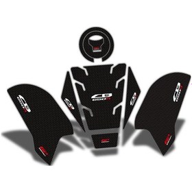 Resim GP Kompozit Honda CB650R 2019-2023 Uyumlu Tank Pad Seti Karbon 