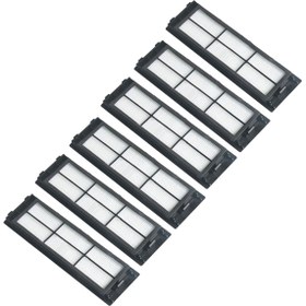 Resim Parmis Xiaomi Uyumlu Robo-rock S5 (S50/S51/S55 SERİES) S5 Max Akıllı Robot Süpürge Hepa Filtresi 6 Adet 