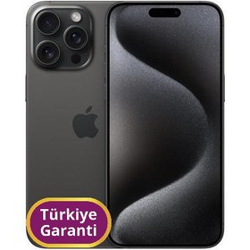 Resim Apple iPhone 15 Pro Max TR Garanti | 256 GB Siyah 