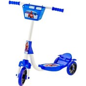 Resim Spiderman 3 Tekerlekli Scooter - Sepetli Scooter - Frenli Scooter - Örümcek Adam Çocuk Scooter 