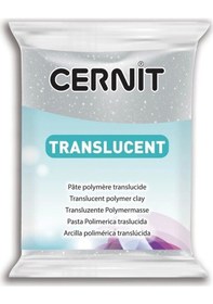 Resim Supertrend Translucent Transparan Polimer Kil 080 Glitter Silver 