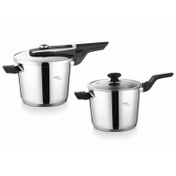 Resim Leggno PCQ1216PC64ST Procook Quıck Düdüklü Tencere Seti 6+4LT 