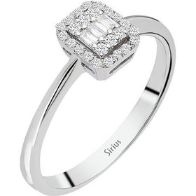 Resim Sirius E Renk 0,14 Karat Baget Pırlanta Yüzük 0817R0264 
