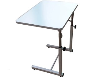 Resim Depolife Tekerlekli Notebook Laptop Çalışma Sehpası Eğim ve Yükseklik Ayarlı Akrobat Ders Yemek Çekyat Masası 