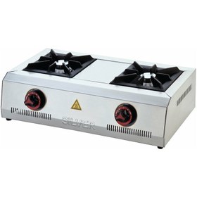 Resim Silverinox Siverinox Set Üstü 2 Gözlü Mini Ocak - Tüplü 
