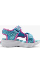 Resim Skechers Mermaid Dreams Sandal Büyük Kız Çocuk Mavi Işıklı Sandalet 303108L Blmt 