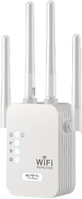 Resim 4 Antenli Dual Band WiFi Sinyal Güçlendirici - 1200Mbps Kablosuz Menzil Genişletici ve Dağıtıcı 