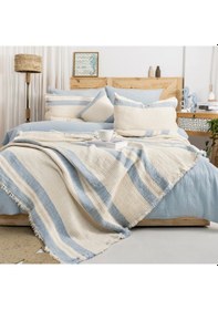 Resim Schafer Home Enza Çeyiz Seti 8 Parça-mavi Mavi 