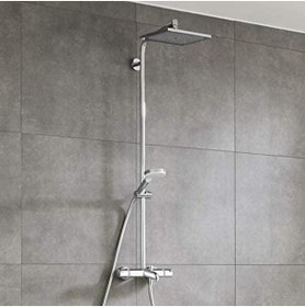 Resim Genel Markalar Crometta E240 Termostatik Banyo Bataryası Duş Kolunu 