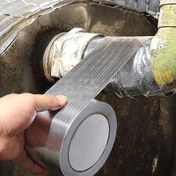 Resim Alüminyum Folyo Yalıtım Bandı - Su Geçirmez, Yüksek Sıcaklığa Dayanıklı, Nem ve Pas Önleyici, HVAC Boruları ve Metal Tamirler için Uygun Reflektif İzolasyon Mühürleme Bandı PE ve Fiberglas Takviyeli 