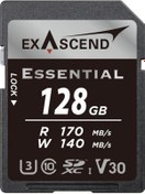 Resim Exascend Essential 128gb 170mb/s Okuma -140mb/s Yazma V30 Sdxc Hafızakartı 