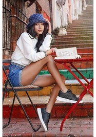 Resim Jump 21516 Kadın Spor Ayakkabı SİYAH BEYAZ Beyaz - Siyah 