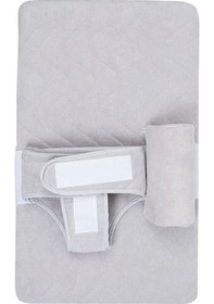 Resim Babyjem Bebek Yastığı Gri / Kemerli 