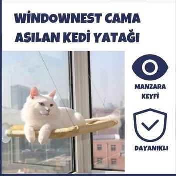WindowNest Cama Asılan Kedi Yatağı