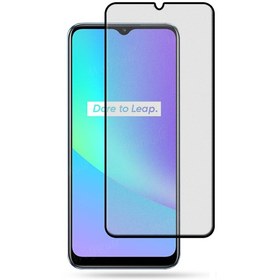 Resim Microcase Realme C25 - C25S Tam Kaplayan Çerçeveli Mat Cam Koruma - AL3124 