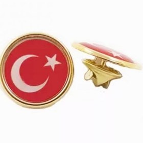 Resim Yuvarlak Bayrak Rozeti (30lu) 