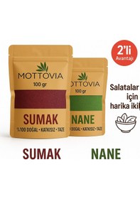 Resim Sumak & Nane Ikilisi %100 Doğal Baharat Seti Salatalar Ve Yemekler Için Avantajlı 2 Li Paket 