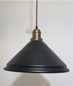 Resim Riolight Retro Siyah Içi Gold Tekli Sarkıt Çap: 33Cm (538289238) 