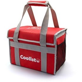 Resim Coolist CL26R 26 L Katlanabilir Kırmızı Termos Bez Çanta Buzluk 