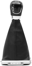 Resim 5 Hız Manuel Araba Vites Topuzu Shifter Kolu Körüğü Boot Kapak Odak MK2 FL MK3 MK4 MK7 Mondeo Galaxy Kuga 