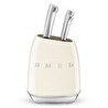 Resim Smeg KBSF02CR 50's Style Standlı Bıçak Seti - Krem 