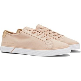 Resim Tommy Hilfiger Lace Up Vulcanized Kadın Sneaker Pembe 