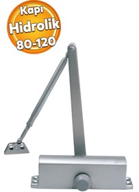 Resim Badem10 Çelik Kapı Hidroliği Kapı Durdurucu Yavaşlatıcı Yayı No: 5 Kapasite 80-120 Kilogram Gümüş Renk 