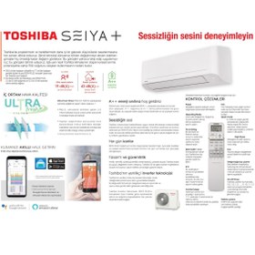Resim Toshiba Seiya Plus 12.000 BTU/h DC Inverter Duvar Tipi A++ Klima 