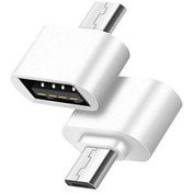 Resim Wozlo Micro USB to USB OTG Çevirici Dönüştürcü Beyaz Wozlo