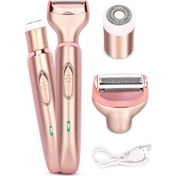 Resim Springsun Kadınlar İçin Ağrısız 2 Si 1 Arada Elektrikli Tıraş Makinesi - Tüm Vücut, Yüz Ve Bikini 