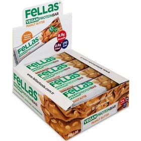 Resim Fellas Protein Bar Yer Fıstığı Ezmeli 40 Gr x 12 Adet 