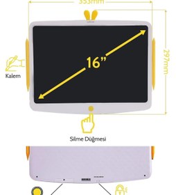 Resim Xiaomi Wicue 16 inç LCD Dijital Renkli Çizim Tableti - Standart / Standart 
