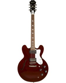 Resim Epiphone Noel Gallagher Riviera Elektro Gitar Dark Wine Red 
