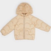 Resim Defacto Erkek Bebek Kapüşonlu Fermuarlı Kapitoneli Mont E8211a525aubg65 Bej 