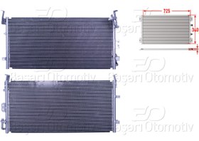 Resim Hyundai Sonata 2002-2004 Uyumlu Klima Radyatörü 
