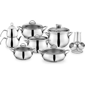 Resim Schafer Alia Çelik Çeyiz Seti 18 Parça 