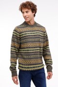Resim CM96341-027453 ASKER YESIL Erkek Kazak Lumberjack