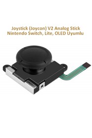 Resim siar Nintendo Switch NS Joystick (Joycon) V2 Analog Stick Siyah 