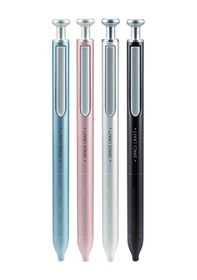 Resim Wrıtech W-0156 Metal Up Siyah Gövde 0,7mm Mavi Jel Kalem - 6'lı Kutu Ahşap 