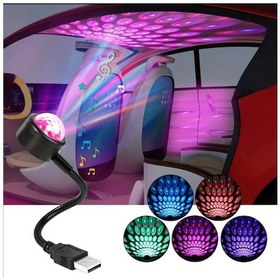 Resim Araç İçi Çok Renkli Tavan Ve Ayak Altı Led Işık Oto İçi Aydınlatma 1 Adet 