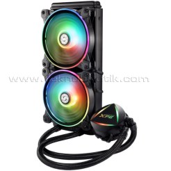 Resim XPG LEVANTE 240mm 2x120mm ARGB Fanlı, Intel & AMD Uyumlu Oyuncu CPU Sıvı Soğutma Sistemi (LEVANTE240-BKCWW) - LGA1700 Kit Hediyeli 