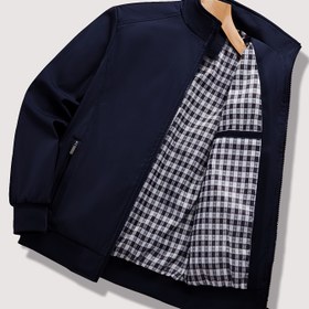 Resim İlkbahar ve Sonbahar Yeni Günlük Moda Erkek Ceketi, Çok Yönlü Popüler Ceket 