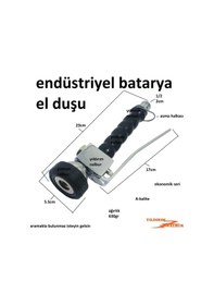 Resim Yıldırım Fiskiyesi Elcik Ekonomik Seri Sağlam Endüstriyel Evye Bataryası El Duşu Siyah 